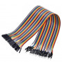 Barevný DuPont Kabel M-F (samec samice) 30cm 40ks