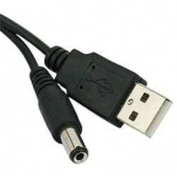 Redukce z USB na kulatý napájecí konektor 5.5/2.1mm