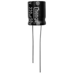 Elektrolytický kondenzátor ChengX 220uF/50V 10x13mm 20%