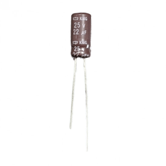 Elektrolytický kondenzátor Nippon 22uF/25V 5x11mm 20%