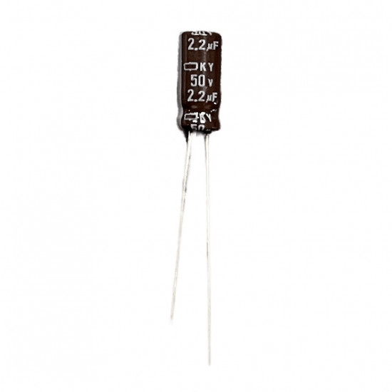 Elektrolytický kondenzátor Nippon 2.2uF/50V 5x11mm 20%