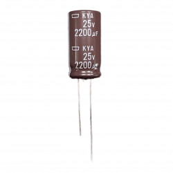 Elektrolytický kondenzátor Nippon 2200uF/25V 12.5x25mm 20%