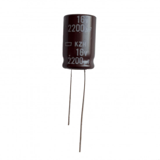 Elektrolytický kondenzátor Nippon 2200uF/16V 12.5x20mm 20%