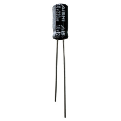 Elektrolytický kondenzátor AISHI 220uF/10V 5x11mm 20%
