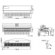 Konektor EDGE SLOT 8PIN, 2.54mm