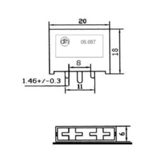 Držák pojistek JH7032 30A
