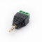 Audio konektor jack 3.5mm stereo vidlice samec se svorkovnicí
