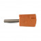 Banánkový konektor 4mm WAGO 215-111 oranžový
