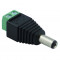 Napájecí konektor DC 5.5/2.1mm se svorkovnicí - samec