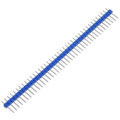 Oboustranný kolík DuPont do DPS 1x40 2.54mm (modrý)