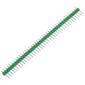 Oboustranný kolík DuPont do DPS 1x40 2.54mm (zelený)