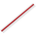 Oboustranný kolík DuPont do DPS 1x40 2.54mm (červený)