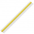 Oboustranný kolík DuPont do DPS 1x40 2.54mm (žlutý)
