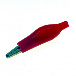Krokosvorka na kabel červená (45mm)