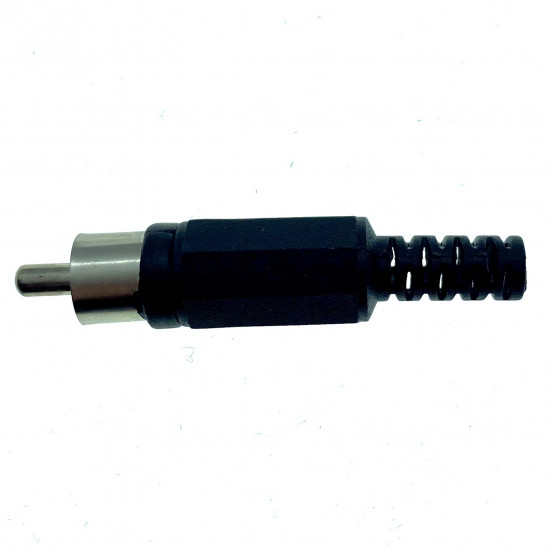 Konektor RCA CINCH černý vidlice samec RP-405B