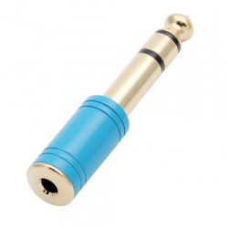 Audio redukce jack 3.5mm na jack 6.3mm TC128 celokovová pozlacená