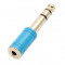 Audio redukce jack 3.5mm na jack 6.3mm TC128 celokovová pozlacená