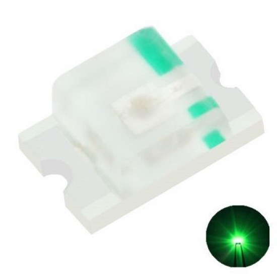 LED dioda SMD 0805, zelená