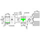 LED dioda SMD 0805, modrá