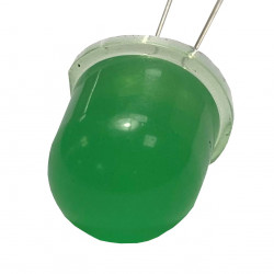LED dioda kulatá 12mm difuzní, zelená