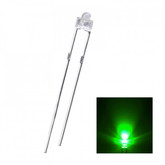 LED dioda kulatá 1.8mm, zelená