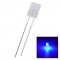 LED dioda obdélníková 2x5x7mm, modrá difuzní