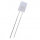 LED dioda obdélníková 2x5x7mm, modrá difuzní