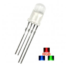 LED dioda kulatá inteligentní P9823-F5 5mm, RGB difuzní