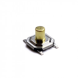 Mikrospínač SMD s kovovou hlavičkou 5.2x5.2x4mm