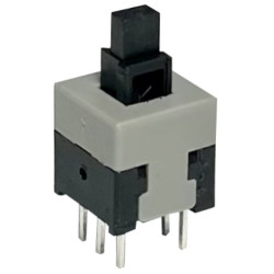 Tlačítkový spínač 8.5x8.5mm G-Switch PB-22E86C (2-pólový přepínací)