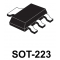 Bipolární NPN tranzistor BCP56-16T3G (1A, 1.5W, SOT−223)