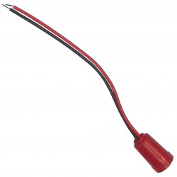 Objímka E10 s vodiči 11cm