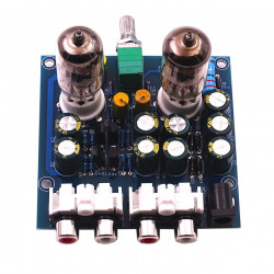 Elektronkový / lampový stereo předzesilovač FE-6J1-2 třída A (stavebnice)