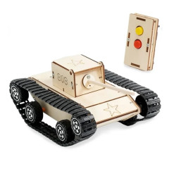 Pásový tank na dálkové ovládání (stavebnice)